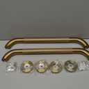 20 Inch Anti Slip Shower Grab Bar Gold, Munzong 2 Pack Bathroom Grab Bar, Knurled Bathroom Balance Bar,Safety Hand Rail Support Handicap Elderly Injury Senior Assist Bath Handle