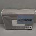 GIORCIS Linen Duvet Cover Set - Linen Cotton Blend Duvet Cover 3Pcs Natural French Flax Cotton Button Closure Comforter Cover Soft Breathable Durable with 2 Pillowcases (Grey, Queen/Full)