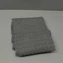 Bath Mats [Not a Bathroom Rug] Cotton Banded Machine Washable Shower Bathroom Floor Towel Terry Towelling Tub Shower Bathroom Mat (Feet Grey)