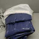 Sleepah Inflatable Toddler Travel Bed Portable Kids Air Mattress Set w Safety Rail Guards for Kids & Toddlers – Includes Pump, Carry Case, Pillow & More - Perfect Transitional Cot Coral (Grey)