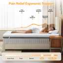 Extra Firm Mattress Topper Twin XL Size 3 Inch, Firm to Extra Firm Dual Sides Flippable Bed Topper for Back Pain, Premier High-Density Bed Topper with Washable Cover,No Smell,CertiPUR-US, 80" x 38"