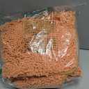 OLANLY Bathroom Rugs 24x16, Extra Soft Absorbent Chenille Bath Rugs, Rubber Backing Quick Dry, Machine Washable Bath Mats for Bathroom Floor, Tub and Shower, Home Decor Accessories, Peach