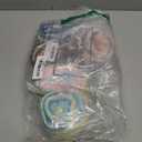 Timgle 5 Rolls Cake Yarn for Crocheting and Knitting 17.5 oz Multicolor Flower Ombre Soft Self Striping Crochet Craft Yarns for Scarves, Shawls, Blankets, Garments Making(Blue)