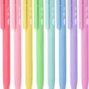 Mr. Pen- Retractable Gel Pens, 8 Pack, Pastel Color Ink, Fine Point 0.7 mm, Fast Dry, Smooth Writing, Cute Gel Ink Pens for Drawing, Writing Planner and School Supplies