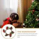 6Pcs Red Berry Artificial Wreath, Valentines Day Wreath,Red Berries for Valentines Day Wedding Festival Decor Indoor Outdoor, Winter Holiday Home Decor