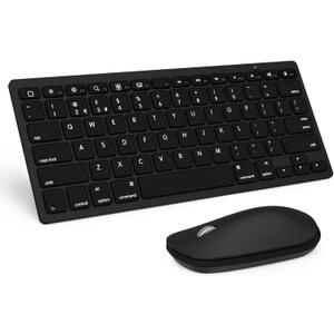 SPARIN Wireless Bluetooth Keyboard and Mouse for iPad 11th 10th Generation, iPad Air (13/11 inch), iPad Pro 13/12.9/11 inch, iPad 9th 8th Gen, iPad Mini 7th 6th-8.3 inch, Above iOS13- Black