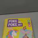 jackinthebox Poke Poke Art  Magical Theme, Mess-Free Fabric Art and Craft, Flower Pressing Kits, Gift for Kids, Girl Gifts, DIY Activity Boy Gift, Easter Gift for Girls and Boys Ages 4 5 6 7 8