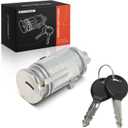 A-Premium Ignition Lock Cylinder with 2 keys Compatible with Dodge, Chrysler & Mitsubishi Vehicles - Ram 1500 2500 3500, Durango, Dakota, Aspen, Raider