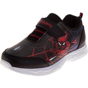 Disney Boy Girl Lilo & Stitch Ninja Turtle Spiderman Sonic The Hedgehog Shoes Laceless Slip on Strap Tennis Runner Athletic Sneakers for Kids, Size 12