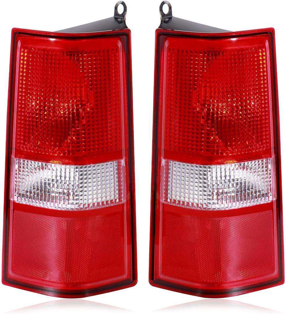 Tail lights Assembly OE Style Compatible with 2003-2014 Chevy Express 1500 2003-2023 GMC Savana Chevrolet Express 2500 3500 Taillights Replacement for 84216114 23338319 84639024 23338320