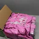 SLOOSH Inflatable Tanning Pool Lounger Float, 85" x 57" Extra Large Pool Floats Adult with Pillow, 4 in 1 Suntan Tub Raft Floatie,Sunbathing Bed Lounge for Water Blow Up Ball Pit, XL-Pink White