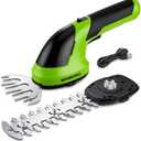 WORKPRO Cordless Grass Shear & Shrubbery Trimmer - 2 in 1 Handheld 7.2V Electric Grass Trimmer Hedge Shears/Grass Cutter Rechargeable Lithium-Ion Battery and Type-C Cable Included