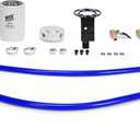 Mishimoto MMCFK-F2D-03BL Coolant Filter Kit, Compatible with Ford Powerstroke 6.0L, 2003-2007, Blue