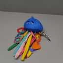 teytoy Sensory Toy, Texture Toys for Babies with Rattle, Autism Sensory Toys Jellyfish Shape Tactile Sensory Toys with 10 Textures, Baby Sensory Toys for 0-3-6-18 Months Soft Baby Toys with Teethers