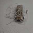Natural Burlap Linen Lampshade Drum Lamp Shade 13``Top x 13``Bottom x 10``High(Spider) Brown Medium Modern Lamp Shades for Table & Bedside Lamp - Top and Bottom Self Trim Lampshades Replacemen