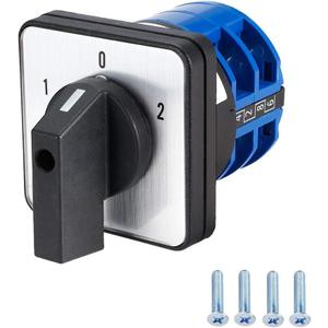 Changeover Switch LW28-32 3 Positions 8 Terminals Universal Rotary Cam Selector Latching Switches 690V 32A