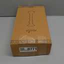 Mela Artisans Wooden Pillar Candle Holders | Tuli Design | Set of 3 Mango Wood Candlesticks | Whitewash | Sizes 6" & 9" & 12" | Decorative Centerpiece for Table | Mantel | Wedding | Living Room Decor