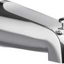 Design House 522912 Slip-On Pull-Up Wall Mount Tub Diverter Spout, Polished Chrome