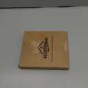 HOMOTEK 6 Pack Hinge Pin Satin Nickel Door Stopper,Adjustable Deluxe Heavy Duty Door Stopper 2-1/2"x1-3/4",with White Rubber Bumper Tips