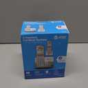 AT&T EL51203 DECT 6.0 2-Handset Cordless Phone - Full Duplex Handset Speakerphone, Caller ID/Call Waiting, Backlit Keypad & Display, Intercom, ECO Mode, White/Silver