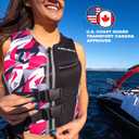 Airhead CAMO Cool Kwik-Dry Neolite Flex Life Jacket for Adults - USCG Approved Life Vest for Women & Men, Lightweight Flexible Watersports Vest for Boating, Wakeboarding, Kayaking & Jet Skiing (L)