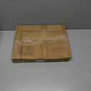 Rustic Brown Metal Frame Nightstand - Small Side Table with Fabric Storage Basket and Handle - Ideal for Bedroom & Living Room & Dorm