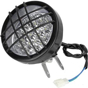 FVRITO 12V LED Front Head Light Lamp for 110cc 125cc 150cc 200cc 250cc TaoTao Coolster Roketa Yamoto Vitacci JCL Kazuma Peace RPS ICEbear Apollo Sej BULL KXD FARM Sunl Kandi ATV Quad 4 Wheeler Go Kart