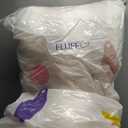 FluffCo Down Alternative Pillows King Size Set of 2 - King Bed Pillows for Sleeping - Made in USA - Cooling Surface and Machine Washable for Side, Back, and Stomach Sleepers