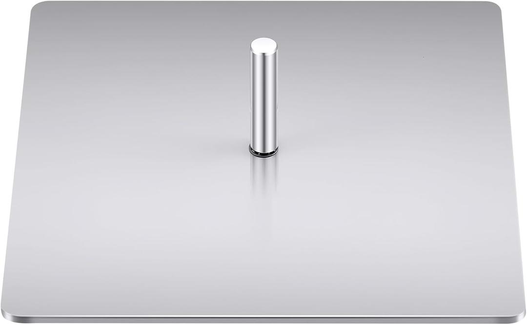 Yaocom Feather Flag Base 12in x 12in Feather Swooper Flag Base Indoor Outdoor Pole Stand Steel Plate Stand (0.65'' Diameter Fixing Pin)