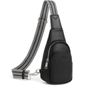 CLUCI Small Sling Bag for Women,Vegan Leather Crossbody Bags for Women,Fanny Packs with Guitar Strap
