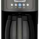 Cuisinart 14-Cup Coffee Maker, Programmable PerfecTemp Glass Carafe Coffee Machine with 1-4 Cup Setting, Brew Strength Control and Brew Pause, Stainless Steel, DCC-3200BKSNAS, Black