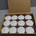 3 inch White Floating Candles, 48 Pack Unscented Floating Candle,8-9 Hours Burning Floating Candles for Centerpieces, Water Candles for Cylinder Vases, Wedding, Party, Pool