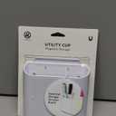 U Brands Gruv Magnetic Utility Cup, White, 3.25 x 4.25