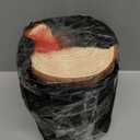 15 Pack 6-7 Inch Natural Wood Slices for Crafts, Unfinished Wood Slices with Bark 0.6 Inch Thick Wood Rounds Wooden Coasters for Crafts, Ornaments, Decorations