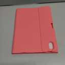Harvopu Compatible for iPad 11th 10th Generation Case with Keyboard, Folio Cover with Pencil Holder, Multi-Touch Trackpad, 7 Color Backlit, Detachable Keyboard for iPad (A16) 11th/10th Gen (Pink) | with Pencil Holder, Multi-Touch Trackpad, 7 Color Backlit, Detachable Keyboard, for iPad, (A16)