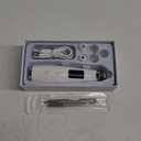 Facial Pore Blackhead Remover Vacuum - Fore Cleaner and Blackhead Extractor with 3 Adjustable Suction Levels - 5 Probes - Pore Vacuum Kit for Women&Men (White)