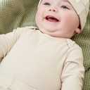 MORI Baby Unisex Stretchy Ribbed Hat for Boys and Girls - Viscose from Bamboo - Warm Casual Beanie - Soft Toddler Headwear