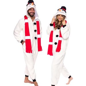 Funziez! Slim Fit Sherpa Adult Onesie - Animal Halloween Costume - Plush One Piece Cosplay Suit for Women and Men, Size L