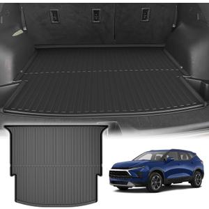 AOMSAZTO Cargo Liner for 2019-2025 2026 Chevy Blazer - All Weather Protection Trunk Mat Waterproof Custom Fit Car Accessories for Chevrolet Blazer (Not for EV)