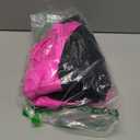 Blooming Jelly Women's Plus Size Bathing Suit One Piece Swim Dress Tummy Control Swimsuits Ruffle V Neck Swimwear (Large, Rose Red and Black)