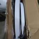 Cocktail Table 28in Folding Round High Top Indoor Outdoor with Removable Legs, Tall Bistro Foldable Bar Height Table for Parties, Patio, Backyard, Dining, Wedding, White- 2PCS