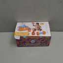 Baby Toys 3-6-12 Months Sensory Toy for Babies Workout Dumbbell Weights Toy Set with Rattles,Crinkle,Mirror & Teether,Montessori Toys for 6 Month Old Infant Baby Girl Boy Gifts