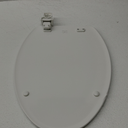 Mayfair 1841EC 000 Cameron Toilet Seat Will Never Loosen and Easily Remove Durable Enameled Wood, Elongated, White