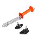Electric Fence Bungy Gate Kit, Electrified Bungee Gate Handle with Elasticized Rope for Livestock, Insulators Temporary System, Easy Installation (Self-provided connectors)
