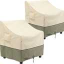 COSFLY Outdoor Furniture Patio Chair Covers Waterproof, Lounge Deep Seat Cover, Lawn Furnitures Covers Fits up to 29W x 30D x 36H inches(2 Pack)