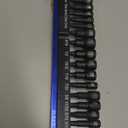 ELEAD 38-Piece Hex | Torx | Phillips Screwdriver Bit Set with 2.5” & 4” Bit Holder, Magnetic Bit Storage Rail, Allen Wrench Drill Bit Set, Tamper Proof Star Bit Set, S2 Steel