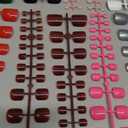 Maitys 720 Pieces Fake Press on Toe Nails Short False Toe Nails Square Solid Color Full Cover Matte Finish for Women(Fresh Color)