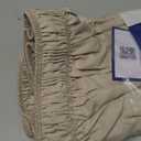 Wrap Around Dust Ruffle Bed Skirt - Cream - for King Size Beds with 12 Inch Drop - Easy Fit Elastic Strap - Adjustable Pleated Bedskirt w/Brushed Fabric - Wrinkle Free - for Women, Men, Kids & Teens