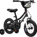 Schwinn Elm and Koen Bike or Balance Bike, 12-20 Inch Bike for Kids Ages 2-13, Black, Blue, Red, Teal, Pink or Purple, SmartStart Ergonomic Design, Adjustable Seat Grows with Child, Training Bicycle (Number Plate/12-Inch Wheels)