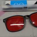 Red Lens Glasses Blue Light Glasses Men Women - 99.9% Blue Green Blocking for Computer, Gaming, TV, Phone Screens